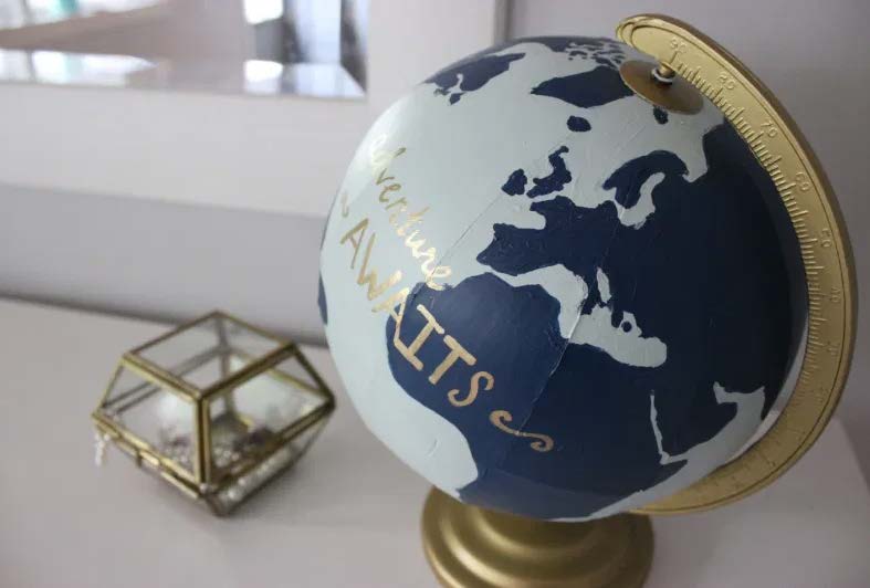 DIY Whimsical Globe